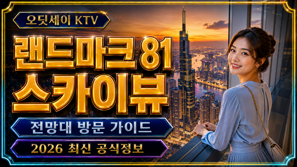 호치민 랜드마크 81 스카이뷰 입장권과 전망대 가이드